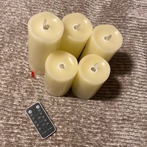 5pc LED candle set !!
